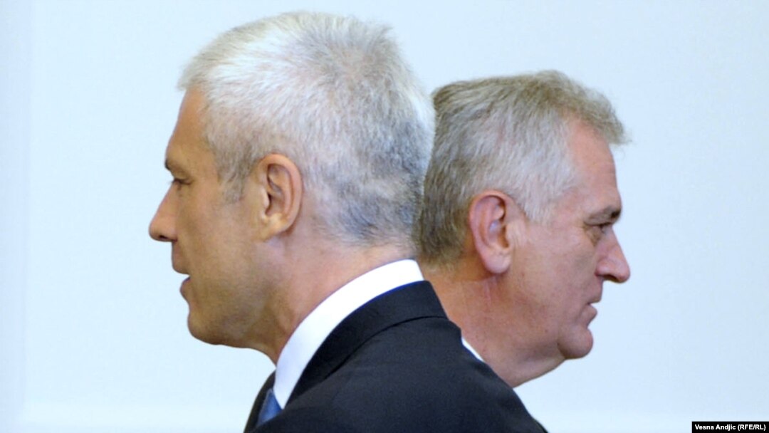 Stari i novi predsednik - Boris Tadić i Tomislav Nikolić