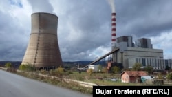 Pamje nga Termocentrali "Kosova B" në Obiliq
