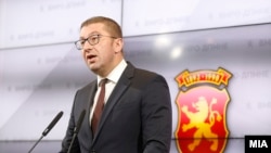 Претседателот на ВМРО-ДПМНЕ Христијан Мицкоски