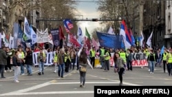 Студентски протест во Белград, 4 април 2025 г.