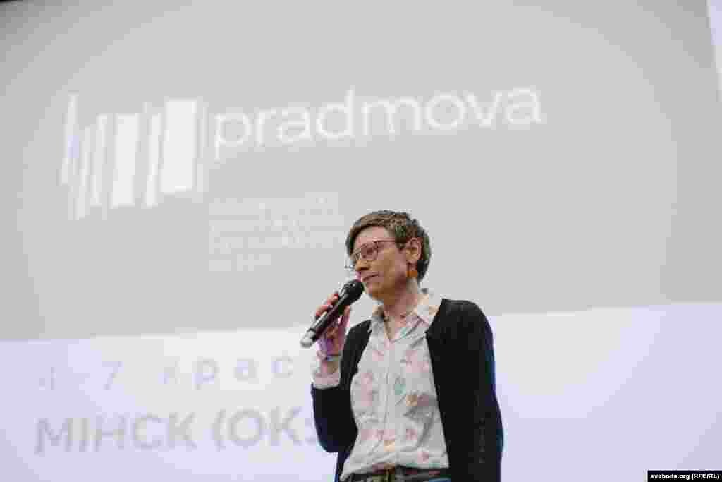 Філёзафка, кіраўніца канцэнтрацыі «Сучаснае грамадзтва, этыка і палітыка» у ECLAB Вольга Шпарага
