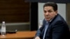 Naser Kelmendi gjatë shpalljes së aktgjykimit më 1 shkurt 2018 në Gjykatën Themelore të Prishtinës.
