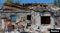 Последици од неодамнешното гранатирање во Јасинувата. 6 јули 2024 година.