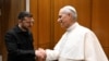 Președintele Ucrainei Volodimir Zelenski a fost primit duminică de Suveranul Pontif