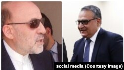 د انځور ښي لوري ته سلام رحیمي او چپ لوري ته عمر داودزی