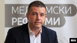 Министерот за информатичко општество и администрација, Дамјан Манчевски.
