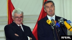 Ljubiša Krgović i Milo Đukanović, 2010. foto: Savo Prelević