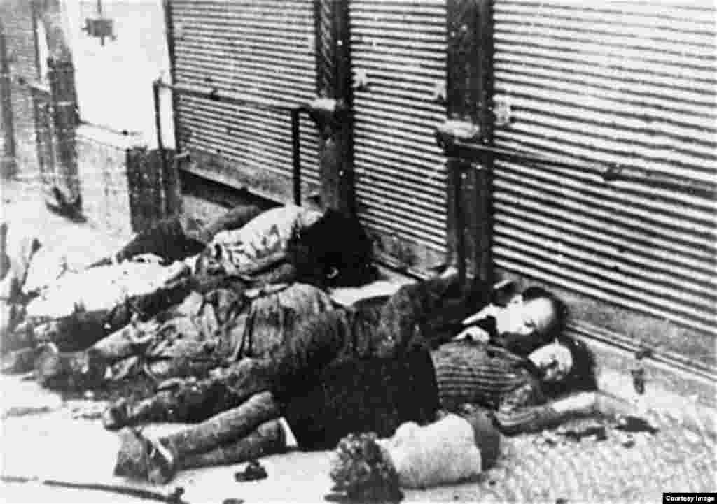 Documentelor oficiale arată că, în doar câteva zile, între 27 și 30 iunie 1941, la Iași au fost uciși 13.266 de evrei, inclusiv copii. „Ca urmare a unui ordin 'de curăţare a terenului' din 18 iunie, dat de Antonescu, evreii din spaţiul rural din Moldova au fost ori ucişi, ori deportaţi în oraşe sau în lagărul de la Târgu Jiu. În Iaşi, în zilele de 27-29 iunie, autorităţile locale, din armată, poliţie şi prefectură, au emis ordine şi comunicate în care populaţia evreiască era acuzată public şi direct că ajută inamicul, trăgând în trupele române şi germane şi semnalizând ţintele avioanelor sovietice", spune istoricul Adrian Cioflână pe pagina pogromuldelaiasi.ro.
