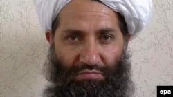 FILE: Taliban chief Mullah Haibatullah Akhundzada