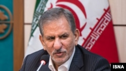 اسحاق جهانگیری، معاون اول رئیس‌جمهوری ایران (عکس از آرشیو)