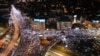Blokada Autokomande u trenutku kada su okupljeni upalili lampe na mobilnim telefonima, Beograd, 27. Januar 2025.