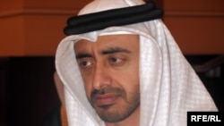 د متحده عربي اماراتو د بهرنیو چارو وزیر شیخ عبدالله بن زید النهیان