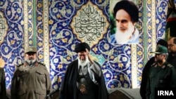 آیت‌الله علی خامنه‌ای در مصلای بزرگ تهران