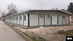 Модуларната ковид болница во Тетово пред пожарот