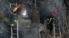Bloc de locuințe lovit de bombardamente rusești la Kiev, 15 noiembrie 2022.
