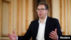 Српскиот претседател Александар Вучиќ
