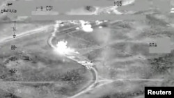 Un convoi al grupării Statul Islamic în Irak distrus de aviația occidentală