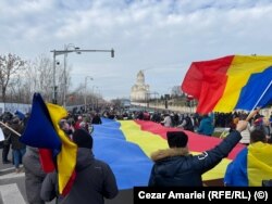 Calea 13 Septembrie din București a fost ocupată de protestatari, mulți veniți din țară.