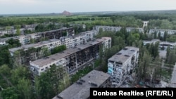 Панорама одного з районів прифронтового Покровська, травень 2025 року