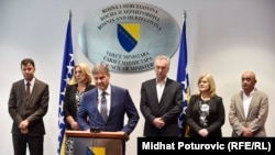Press konfrencija u Sarajevu nakon postognutog dogovora 17. avgust 2016.